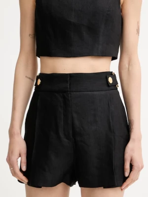 Elisabetta Franchi szorty damskie z lnem