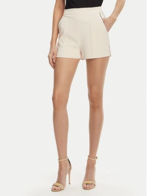 Elisabetta Franchi Szorty materiałowe SH-008-51E2 Beżowy Regular Fit