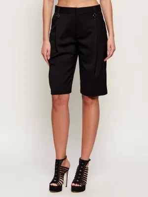 Elisabetta Franchi Szorty | Regular Fit | z dodatkiem wełny