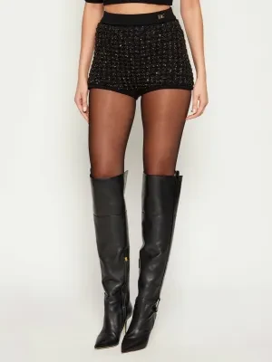 Elisabetta Franchi Szorty | Slim Fit | z dodatkiem wełny