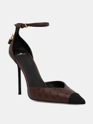 Elisabetta Franchi szpilki skórzane