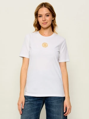 Elisabetta Franchi T-shirt | Oversize fit biały