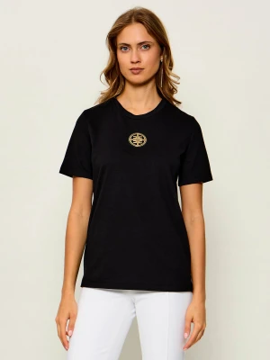 Elisabetta Franchi T-shirt | Oversize fit czarny
