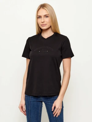 Elisabetta Franchi T-shirt | Regular Fit czarny