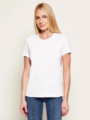 Elisabetta Franchi T-shirt | Regular Fit biały