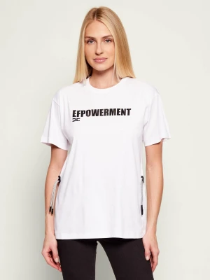Elisabetta Franchi T-shirt | Regular Fit biały
