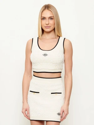 Elisabetta Franchi Top | Cropped Fit ecru