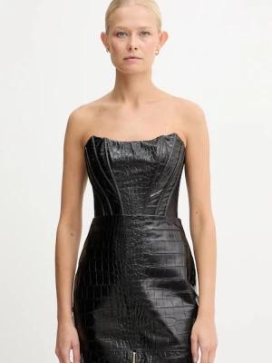 Elisabetta Franchi top damska kolor czarny gładka TO03056E2