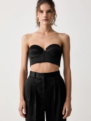 Elisabetta Franchi top damski czarny
