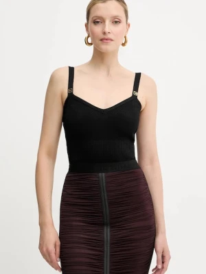 Elisabetta Franchi top kolor czarny TK61S56E2