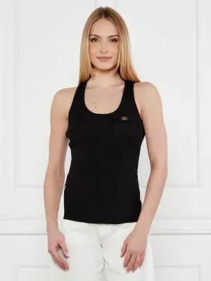 Elisabetta Franchi Top | Slim Fit | z dodatkiem jedwabiu