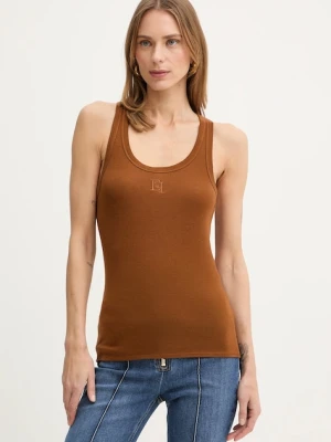 Elisabetta Franchi top z dodatkiem wełny