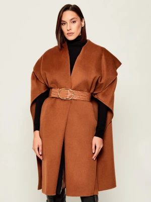 Elisabetta Franchi Wełniane ponczo | Oversize fit