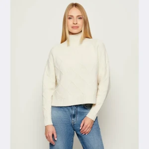 Elisabetta Franchi Wełniany golf | Oversize fit | z dodatkiem kaszmiru