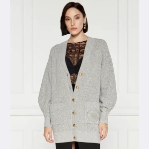 Elisabetta Franchi Wełniany kardigan | Oversize fit