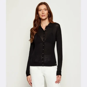 Elisabetta Franchi Wełniany kardigan | Slim Fit