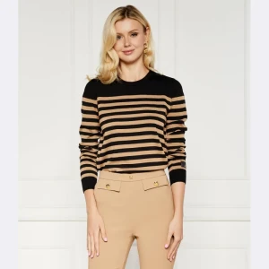 Elisabetta Franchi Wełniany sweter | Regular Fit