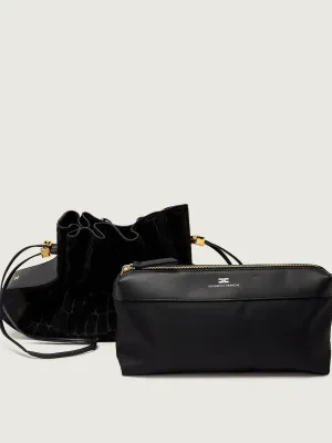 Elisabetta Franchi Worek + saszetka | zamsz