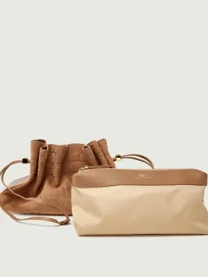 Elisabetta Franchi Worek + saszetka | zamsz