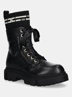 Elisabetta Franchi workery skórzane dziecięce