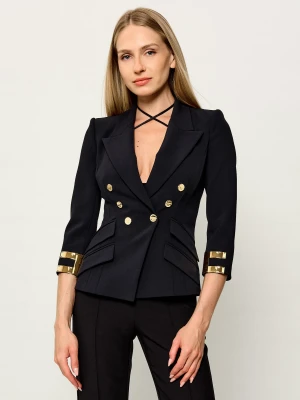 Elisabetta Franchi Żakiet | Slim Fit czarny