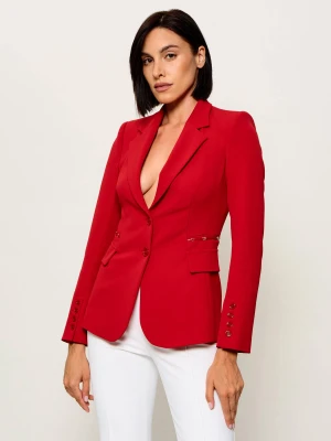 Elisabetta Franchi Żakiet | Slim Fit czerwony