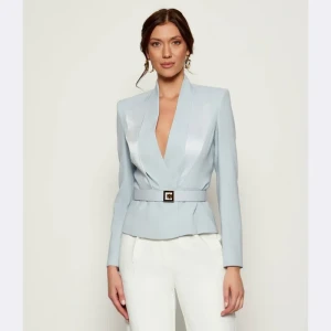 Elisabetta Franchi Żakiet | Slim Fit | z dodatkiem wełny