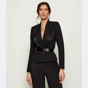 Elisabetta Franchi Żakiet | Slim Fit | z dodatkiem wełny