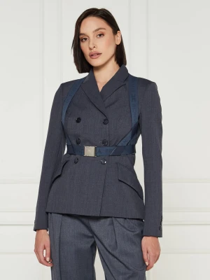 Elisabetta Franchi Żakiet | Slim Fit | z dodatkiem wełny