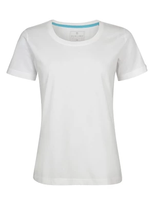 elkline Koszulka "Go for" w kolorze białym rozmiar: 40