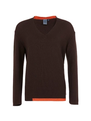 elkline Sweter "V Good" w kolorze pomarańczowo-brązowym rozmiar: 36