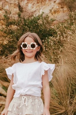 Elle Porte okulary przeciwsłoneczne dziecięce Bellis kolor beżowy