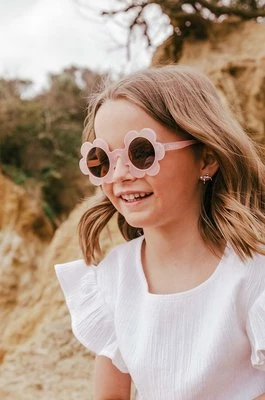 Elle Porte okulary przeciwsłoneczne dziecięce Bellis kolor różowy