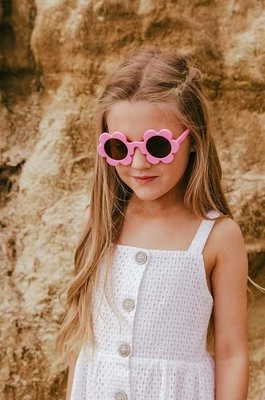 Elle Porte okulary przeciwsłoneczne dziecięce Bellis kolor różowy