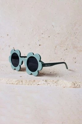 Elle Porte okulary przeciwsłoneczne dziecięce Bellis kolor turkusowy