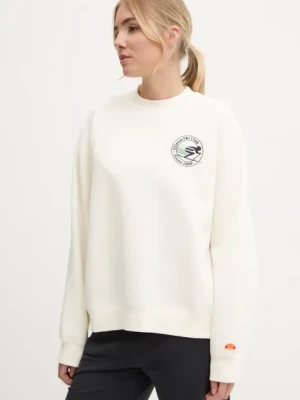 Ellesse bluza ARESKI damska kolor beżowy z nadrukiem SGX20916