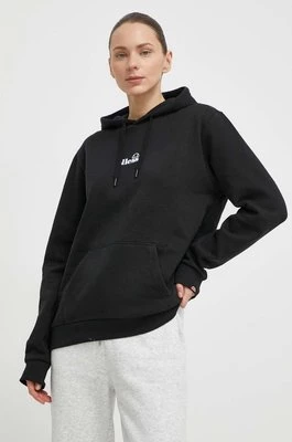 Ellesse bluza Jazana OH Hoody damska kolor czarny z kapturem z nadrukiem SGP16460