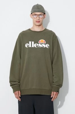 Ellesse bluza męska kolor zielony wzorzysta