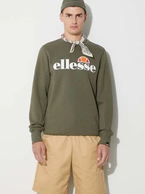 Ellesse bluza męska kolor zielony wzorzysta