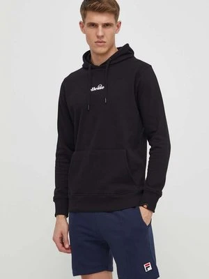 Ellesse bluza Pershuta OH Hoody męska kolor czarny z kapturem z nadrukiem SHP16466