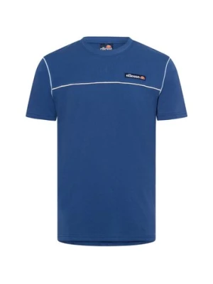 ellesse Koszulka męska - Sacco Tee Mężczyźni Bawełna niebieski|biały jednolity,