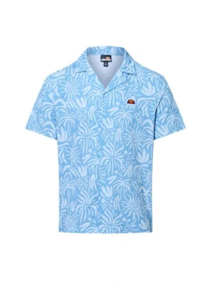 ellesse Męska koszulka z krótkim rękawem - Sunnami Mężczyźni Regular Fit niebieski wzorzysty,