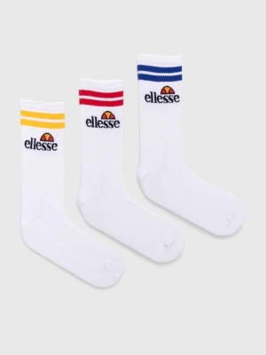 Ellesse skarpetki 3-pack kolor biały SAAC1208