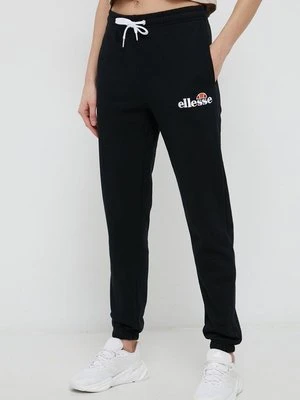 Ellesse Spodnie damskie kolor czarny gładkie SGK13459-011