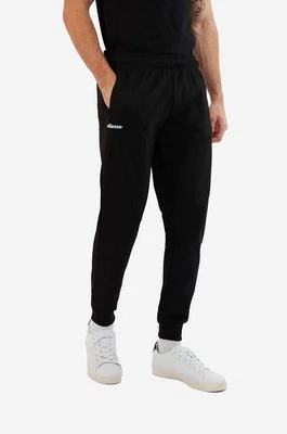 Ellesse spodnie dresowe kolor czarny gładkie SHR04351-BLACK