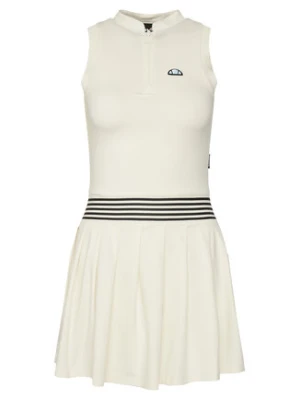 Ellesse Sukienka codzienna Medusa SGZ21966 Biały Slim Fit