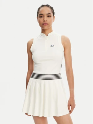 Ellesse Sukienka codzienna Medusa SGZ21966 Biały Slim Fit