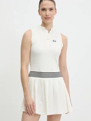 Ellesse sukienka Medusa kolor beżowy mini rozkloszowana SGZ21966