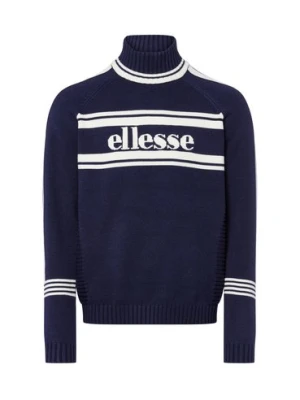 ellesse Sweter z haftem - Pellini Mężczyźni niebieski|biały wzorzysty,