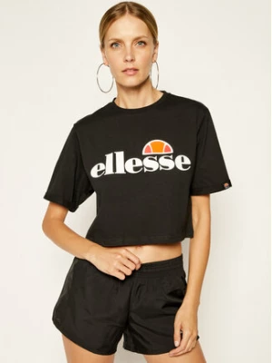 Ellesse T-Shirt Alberta Crop SGS04484 Czarny Regular Fit